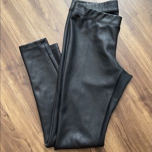 Express faux leather leggings